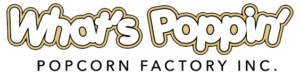 What's Poppin' Popcorn Factory logo