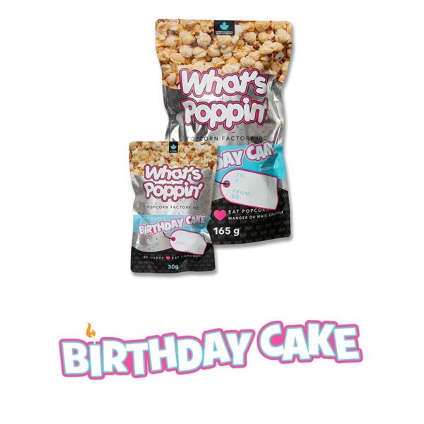 Bag of Birthday Cake Popcorn